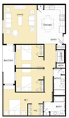 Phase 4 Building 1 Accessible Park Terrace Suite